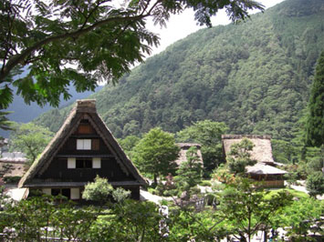 下呂合掌村　全景